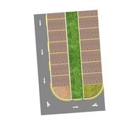 MagiDeal Autocollant de Parking 1:64, Accessoire Routier, à Collectionner, démonstration d'urbanisme, aménagement Multifonctionnel, modèle de Voiture 1:64, 25x40cm