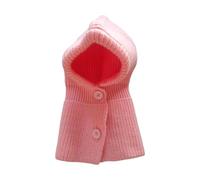 MagiDeal Automne hiver chapeau pour animaux de compagnie chiens capuche chapeau chaud élégant habiller casquette chaude chapeaux pour chaton moyen à grand, M Pink