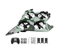 MagiDeal Avion de chasse télécommandé, modèle flip 360°, facile à piloter, par USB, idéal comme cadeau pour adolescents et enfants, Vert avec 3 Piles