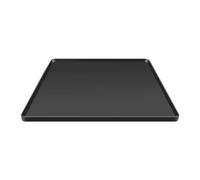 MagiDeal Bac d'égouttage en Silicone, Tapis de sol pour Réfrigérateur, Empêche d'eau, Plateau de Congélateur, Mini bac d'égouttement pour Machine à laver, Réfrigérateur, noir, 65x60cm
