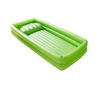MagiDeal Baignoire gonflable pour le bain au lit, accessoires bain complets, baignoire chevet en PVC robuste pour un glace et un à remous, Vert