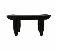 MagiDeal Banc Vintage Tabouret Banc Tabouret Bas Siège Bas Support Plante Bois Massif Design Assise Courbée Banc d'Intérieur Adapté au Salon Chambre Studio Photo Bureau, Style C