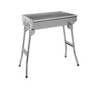 MagiDeal Barbecue Pliable de Bois, Grille Pratique en Maille pour Barbecue d'extérieur, équipement pour Jardin, pêche, Pique-Nique, M