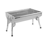 MagiDeal Barbecue Pliable de Bois, Grille Pratique en Maille pour Barbecue d'extérieur, équipement pour Jardin, pêche, Pique-Nique, S