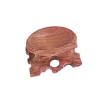 MagiDeal Base de Support d'affichage en Bois, sphère de sphère de sphère de Pierre Globe de Pierre d'ornement Obstacle à d' Base d'oeufs pour sphère, 5 Cm X 2.5 Cm