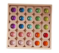 MagiDeal Blocs de bois empilables, jouet éducatif, cadeau de vacances, motricité fine, blocs acryliques colorés, cubes de construction en acrylique