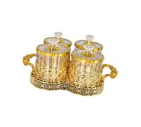 MagiDeal Bocal de rangement pour aliments, bonbonnière, porte-ustensiles, boîte à thé, récipient de rangement pour sucre, bonbons, noix, cuisine, 33 X 24 X 14.5 Cm