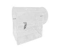 MagiDeal Boîte à billets de tombola en acrylique, boîte à billets de tombola pour jeu de Bingo, Cage à tambour transparente pour jeux de famille, billets de
