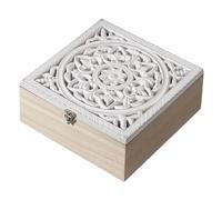 MagiDeal Boîte de Rangement en Bois pour sachets de thé, résistante et Pratique, idéale pour la Cuisine ou Le Bureau. Un