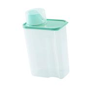 MagiDeal Boîte de rangement pour lessive en poudre, bac à lessive en poudre, de rangement, boîte de rangement en poudre à lessive, récipient pour, 3L Vert
