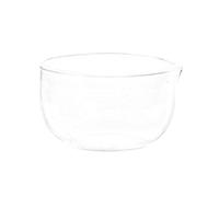 MagiDeal Bol à Matcha en Verre à Haute Teneur en Borosilicate avec Bec Verseur Tasse à résistant à la Chaleur Bol à Matcha Japonais pour Cuisine, 350ML