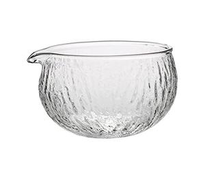 MagiDeal Bol à Matcha en Verre de 500 ML avec Bec verseur, Cadeau Durable, Facile à Nettoyer, résistant à la Chaleur, en Verre Borosilicate pour Bureau