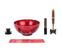 MagiDeal bols chantants et méditation, bol sonore relaxant, artisanat décoratif avec maillet pour hommes, salon thé, table, salon, cadeaux, C5