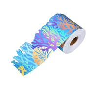 MagiDeal Bordure décorative en rouleau pour tableau d'affichage, 7,6 cm de large, pour bibliothèque, maison, fête, salon ou salle de classe, 7.6 Cm X 5 M