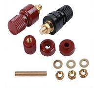 MagiDeal Borne Cuivre Connecteur Isolant Cosse Conducteur Fixation Résistante pour Distribution d'Énergie et Raccordement Sécurisé Convient à Automobile Nautisme Système Solaire, JS-333 Allongé, M6