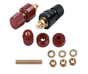 MagiDeal Borne Cuivre Connecteur Isolant Cosse Conducteur Fixation Résistante pour Distribution d'Énergie et Raccordement Sécurisé Convient à Automobile Nautisme Système Solaire, JS-333 Allongé, M6