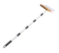 MagiDeal Brosse de Nettoyage pour Four à Pizza avec Fil de Cuivre, Brosse pour Grilles, Accessoire Professionnel pour Restaurants, Tige Robuste en Acier Inoxyd, 2,0 m