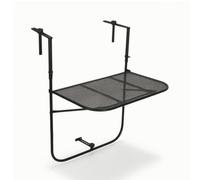 MagiDeal Bureau Mural Table de Balcon Pliable Étagère Suspendue pour Rampe Table de Terrasse Plateau en Maille Qui Laisse Passer l'Eau Convient à Lecture Repos Balcon Jardin Extérieur70.5cmx50cm