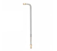 MagiDeal Buse de Climatiseur Lance Pression Accessoire Nettoyant Conception Anglée Structure Solide INOX Convient pour Appareils Électriques Garage Station-Service, 90 Deg Bend Long