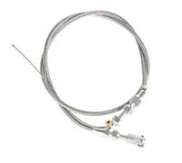 MagiDeal Câble d'Accélérateur Automobile Câble d'Entraînement Câble Accélérateur Câble Moteur Câble de Commande Acier Inoxydable Tressé avec Embouts Robustes, 24 Pouces