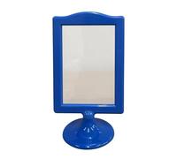 MagiDeal Cadre photo debout double face, résistant à l'usure, cadre simple et moderne à pour chambre à coucher, Bleu