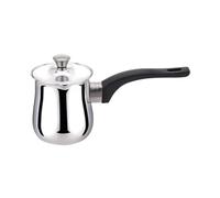 MagiDeal Cafetière Turque, Chauffe-Lait, théière Moderne, Couvercle à Long Manche, poêle à Chocolat pour Pique-Nique, Cuisine, café, 900 ML