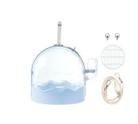 MagiDeal Cage pour Oiseaux avec Poignée Confortable et Espace Intérieur Spacieux pour Réduire Le Visite Médicale Sortie en Plein, Color to 4, Modèle à Main + bandoulière