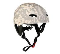 MagiDeal Casque De Sécurité pour Sports Nautiques Réglable Capuchon Tête Canoë Kayak, Digital Camouflage, M
