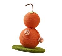 MagiDeal Cat Scratch Ball, Mignon Cat Scratcher, Porter Un Poteau à gratter Sisal résistant, Cat Scratch Post pour Les Grands Chats Exercice, Orange