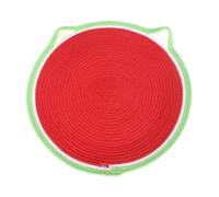 MagiDeal Cat Scrather Mat Kitten Scratch Lounge Mat à Main Protection de Meubles tissés Play Active Play Cat Sleeping Mat pour Le Tapis de Sol, Rouge