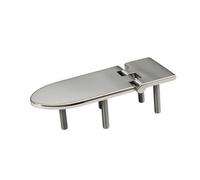 MagiDeal Charnière Ovale en Acier Inoxydable 316 avec Articulation Centrale Multi Segment pour Coque Bateau et Installation Pont Extérieur Sûre, 126 65 Mm