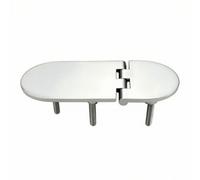 MagiDeal Charnière Ovale en Acier Inoxydable 316 avec Articulation Centrale Multi Segment pour Coque Bateau et Installation Pont Extérieur Sûre, 146 65 Mm