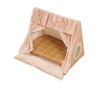MagiDeal Chat Tente House Chien Tente d'été Grotte Mignon nid, Lavable Vide Respirant lit Chat topide pour Chat Chaton, Rose