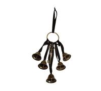 MagiDeal Clochettes de pour poignée de Porte, Cloche de Suspendue, Rustique, païenne, pour la Protection, Carillon éolien, Suspension de, Bronze