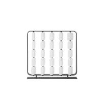 MagiDeal Cloison Acrylique Paravent Écran de Séparation Cloison de Table Panneau Décoratif Matériau Métal et Acrylique Aspect Translucide Convient aux Bureaux Comptoirs Étagères Salle d'Étude Accueil