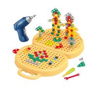 MagiDeal Coffret à Outils Play, Coffret à Outils créatif, Puzzle en mosaïque, pour Enfants d'âge préscolaire (3 Ans et Plus), Cadeau de Noël ou, Chien