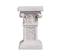 MagiDeal Colonne Décorative Extérieure Piédestal Romain Socle Support en Oxyde de Magnésium Décoration de Jardin Résistante pour Mettre en Scène Art et Fleurs