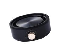 MagiDeal COMPTOPER ÉLECTRIQUE MINI PLAQUE À L'EU CONTRÔLE de TEMPERTURE de POUPE EU POT CHAUFFICATION BASE pour CAMPING CAMPIN, Noir