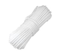 MagiDeal Cordon de Rechange pour Parasol de terrasse, Blanc, Robuste et Polyvalent, 10 m (33 pi), pour Tente, Plage ou Jardin, 4mm