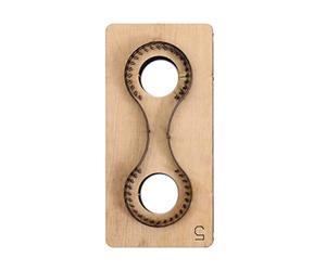 MagiDeal Coupe en métal Meurt Porte-clés 1 pièces coupeur en Bois Durable réutilisable pour Porte-clés en Cuir PU