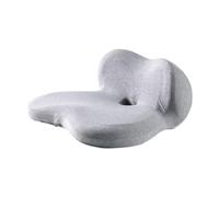 MagiDeal Coussin de siège de chaise de bureau ergonomique, confortable, portable, respirant et pour une utilisation prolongée, antidérapant et en, Gris Clair