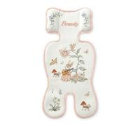 MagiDeal Coussin Rafraîchissant Poussette Tapis Siège Réducteur Bébé Respirant Confort Ajusté avec Soutien Nuque Améliore -être, Array, Blanc Motif Forêt En Harmonie, 70 35CM