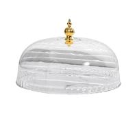 MagiDeal Couvercle à Gâteau Transparent Multifonctionnel Rond, Idéal pour Les Anniversaires, La Maison, Le Jardin Ou Les Pique-niques. Parfait pour Servir de P, 26 cm