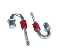 MagiDeal Crochet d'Aluminium Résistant pour Système d'Échelle Pièce de Connexion Pliante Composant de Protection Connecteur Fileté en Métal Conçu pour