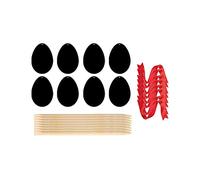 MagiDeal d'artisanat de Pâques amusant Ornements de Pâques en papier à gratter (8 pièces) d'artisanat pour les cadeaux de Pâques, projet d'activité