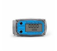 MagiDeal Débitmètre Liquide Électronique Compteur Débitmètre Numérique Jauge Débit Rotatif avec Panneau Frontal Coloré et, 1 Pouce, Compteur Instantané En Acier Inoxydable De 1 Pouce