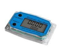 MagiDeal Débitmètre Liquide Électronique Compteur Débitmètre Numérique Jauge Débit Rotatif Corps Rectangulaire Compact avec Afficheur et Couvercle