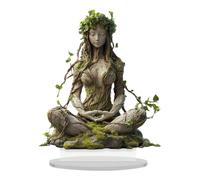 MagiDeal Décoration d'arbre 2D représentant Une déesse gardienne, Signe féminin, pour Un ami, Un Salon, Une Salle d'étude ou Un ami