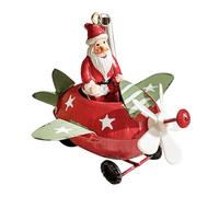 MagiDeal Décoration d'avion de Noël Ornement d'avion suspendu Décoration d'arbre de Noël à suspendre pour la maison Chambre Cheminée Vacances, b