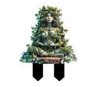 MagiDeal Décoration de Jardin féerique en Acrylique 2D, Plaque décorative pour allée, Jardin, extérieur